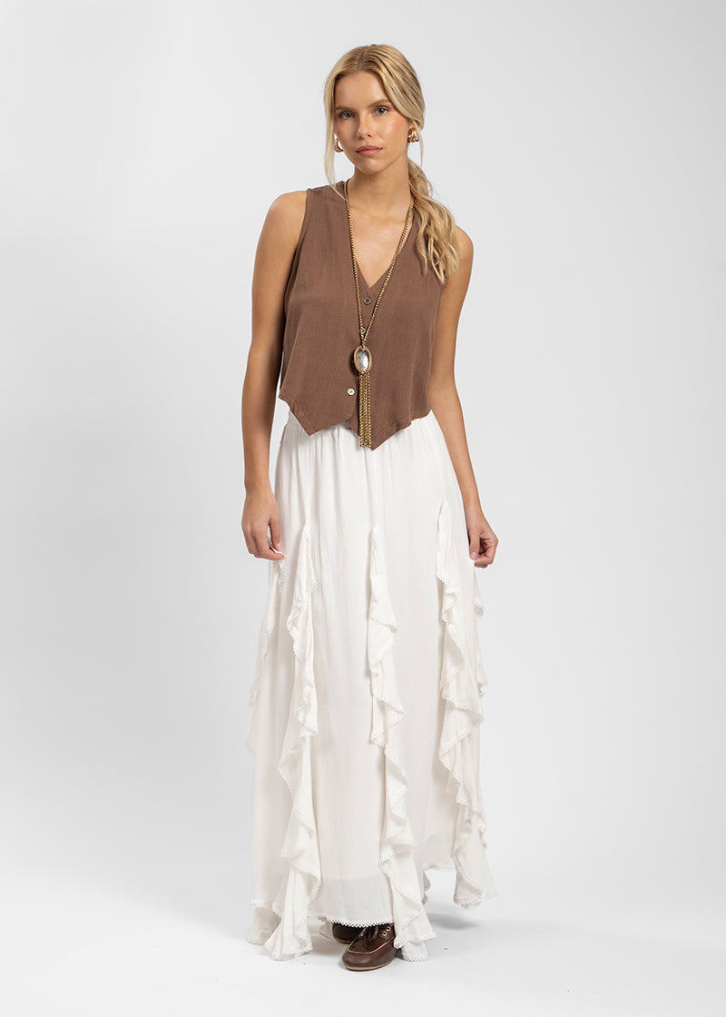 VEST PIPA Lino café