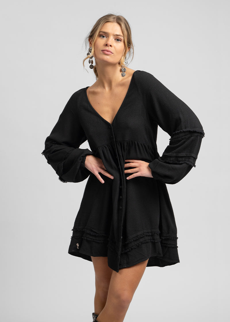 VESTIDO AMAIA negro