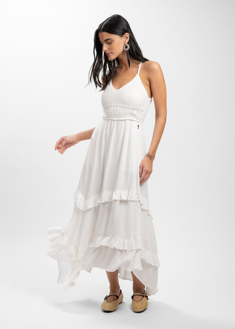 VESTIDO CAPRI blanco