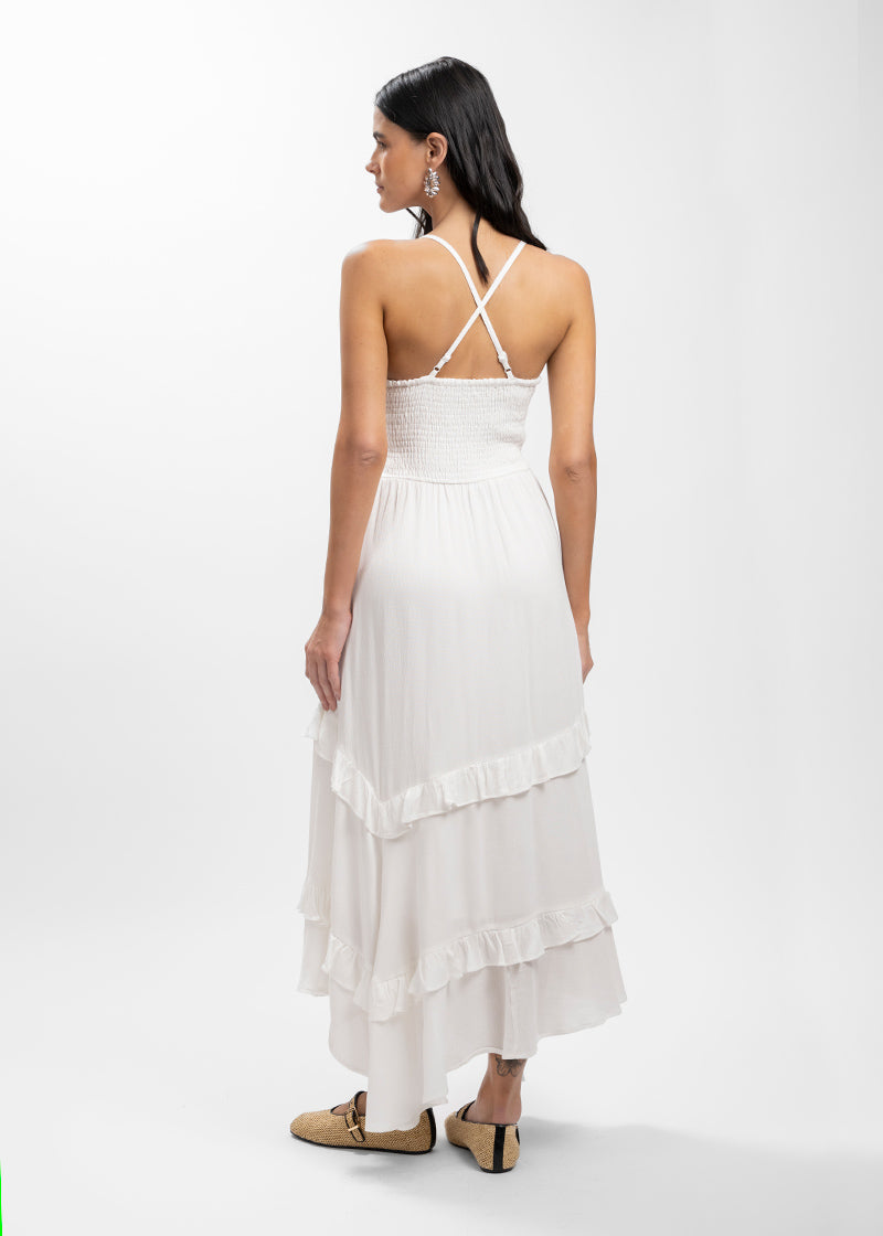 VESTIDO CAPRI blanco